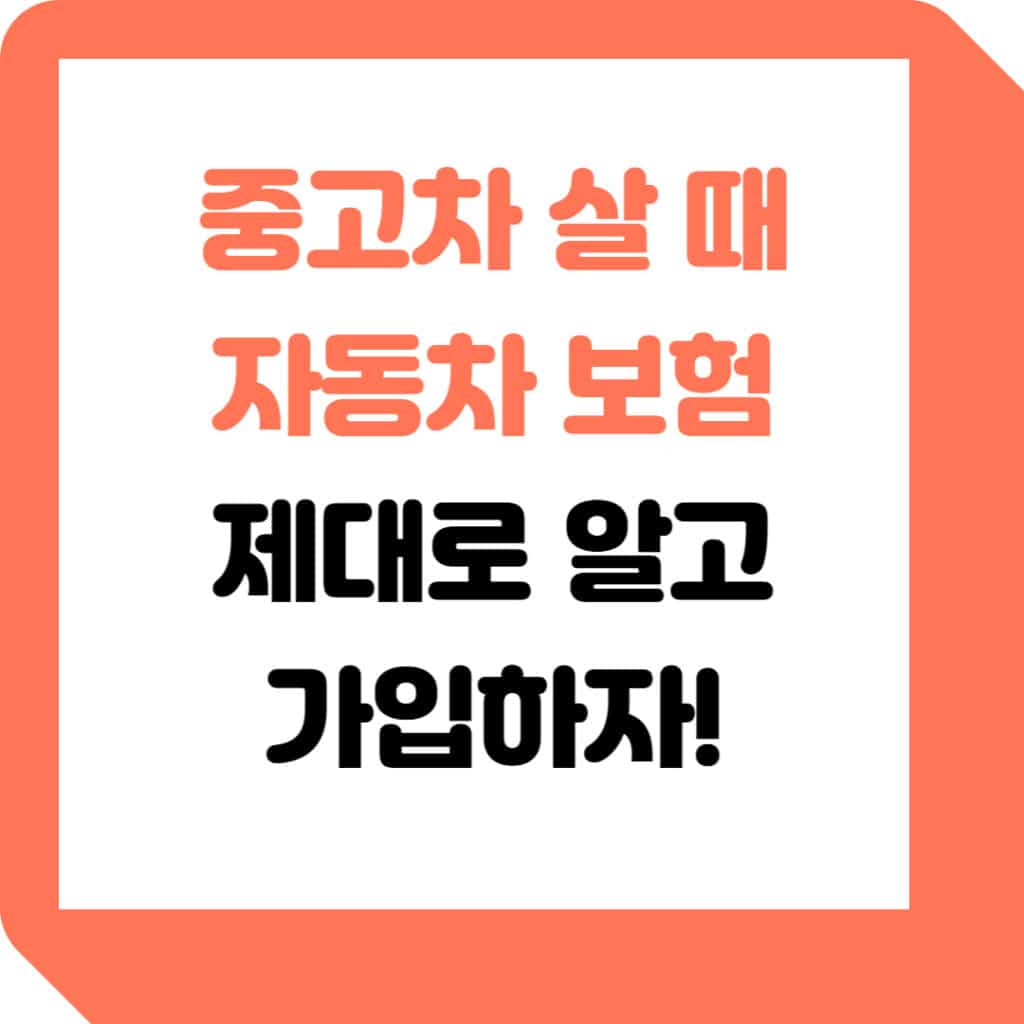 중고차-살-때-보험